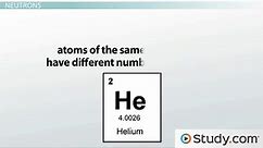 Atomic & Mass Number | Overview & Difference