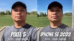 Pixel 5 vs iPhone SE (2022) camera comparison! Who will win?