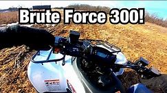 2021 Kawasaki Brute Force 300 First Ride + Impressions!!