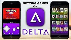 How To Import Games on to the Delta iOS Emulator EASILY! (From PC)