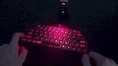 The Virtual Keyboard - Laser Projector Keyboard Review | Portable Projecting Keyboard Demo