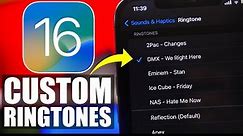 iOS 16 - Set ANY Song as Ringtone on iPhone !