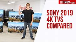 All Sony 2019 TVs Compared – RTINGS.com