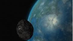 This newly discovered asteroid will pass inside the moon's orbit