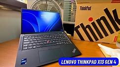 2min Lenovo ThinkPad X13 Gen 4 Unboxing & Review 2024