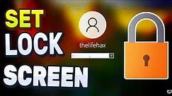 How To Set Lockscreen in Laptop or Desktop ,How To Set Laptop Screen Lock