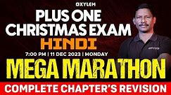 Plus One Christmas Exam - Mega Marathon - Hindi - Complete Chapter Revision | Xylem Plus One