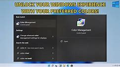 How to Reset Color Settings in Windows 11/10 (2023)