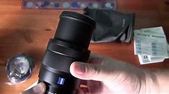 Unboxing Sony Carl Zeiss Vario-Tessar T E 16-70mm F4 ZA OSS Lens (SEL1670Z)