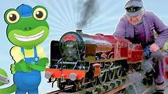 Mini TRAINS For Kids | Gecko's Real Vehicles | Trains For Children | Learning & Educational Videos
