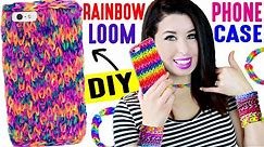 DIY Rainbow Loom Phone Case | How To Weave An iPhone Case Without A Loom! Easy, Life Hack & Cheat!
