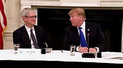 Trump cooks up a new name for Apple CEO