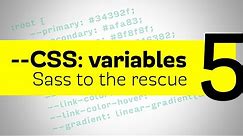 CSS Variables - Sass to the rescue for fallbacks