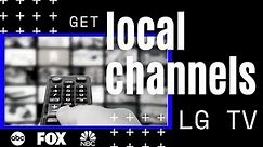 Free Local Channels on LG Smart TV