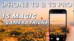 iPhone 13 & 13 Pro (Max): 15 AMAZING Camera Tricks!