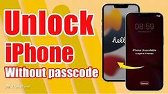 Unlock iPhone without iTunes | iPhone Unavailable, Security Lockout | From iPhone 8 to iPhone 14