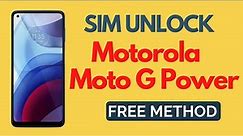 Unlock Motorola Moto G Power 2021