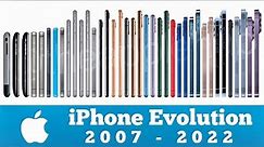 Evolution of iPhone over the years | 2007 - 2022