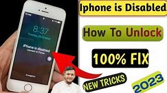 How To Unlock Iphone is disabled || iPhone disabled connect to itunes | 5,5s,6,6s,6plus,