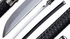 Katana Sword Japan Samurai Sword Full Tang 1095 high Carbon Steel Men's Real Sword Alloy Accessories Sharp