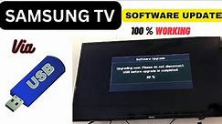 Samsung Smart Tv Software Update USB