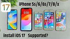 How To Update iOS 17 in iPhone 5s,6s,7,8,X ? All iPhone | How To Install iOS 17 in iPhone 5s,6s,7,X