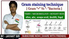 Gram staining Bacteria,Staining technique, Discovery,Process,Gram positive Negative Bacteria,Vaibhav