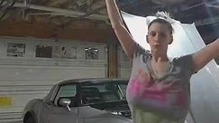 Woman is excited that she gets to restore her Corvette!