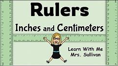 How to use Rulers for Inches & Centimeters and how to tell the two sides apart