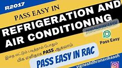 Pass Easy in RAC | Refrigeration and Air Conditioning | R2017 | ANNA UNIV| Autonomous |DHRONAVIKASH