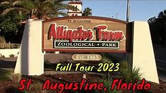 St. Augustine Alligator Farm Zoological Park Full Tour - St. Augustine, Florida