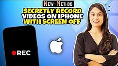 How To SECRETLY Record Videos On Your iPhone With Screen Off 2024