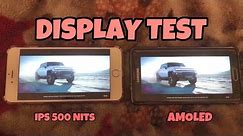 Samsung Note 4 Vs iPhone 6s Plus Display Test | AMOLED Vs IPS Display!