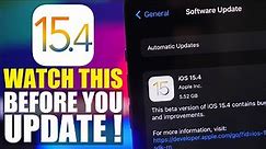 iOS 15.4 - Everything You NEED To Know Before You UPDATE !