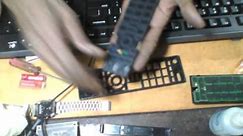 How to open and clean a remote control - Toshiba CT90336 - HPWebcamVideo 0000