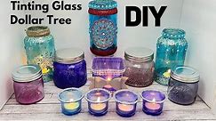 How to Tint Glass Dollar Tree DIY