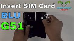 BLU G51 Insert The SIM Card