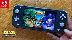 Crash Bandicoot N. Sane Trilogy Nintendo Switch Lite Gameplay