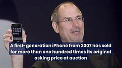 First-generation iPhone from 2007 sold for $63,356 in auction