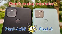 pixel 4a 5g vs pixel 5 complete comparison : 2024