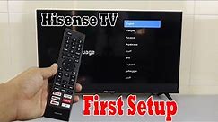 First Time Setup Hisense Android Smart TV