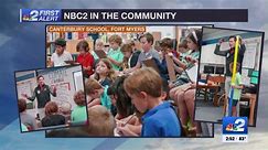 NBC2 Meteorologist Visits with Fourth Graders