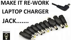 Fix and Repair Broken Laptop Power Cord || Charger pin by Innovative ideas
