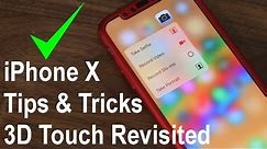 iPhone X Tips and Tricks - 3D Touch Revisited