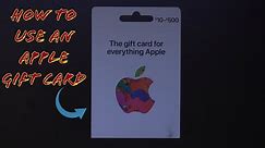 How To Use An Apple Gift Card For iPhone or iPad