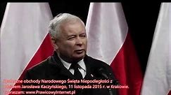 MOCNE Przemówienie Jarosława Kaczyńskiego w Narodowe Święto Niepodległości 2015