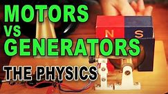 What's the difference between motors and generators?