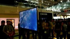 Sharp introduces new ultra flat TV at CEATEC in Japan,2007