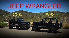 My 1991 JEEP Wrangler YJ and Dale's 1993 Jeep Wrangler YJ
