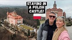 We Stayed in a Polish Castle! Poland's Most UNIQUE Hotel! | (Książ)